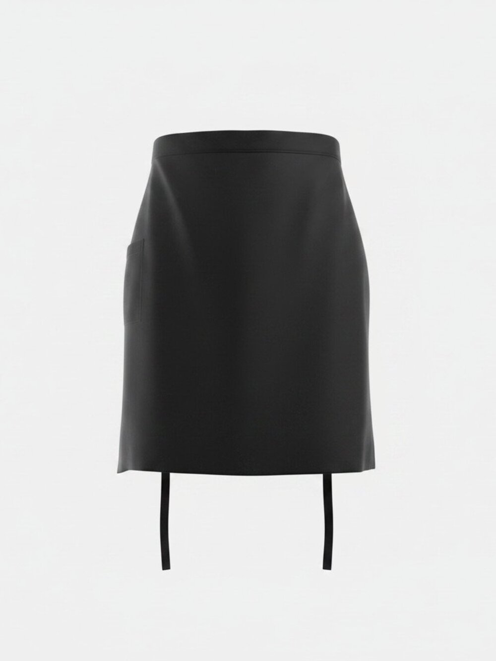 Set of 2 Black Waiter / Server Waist Aprons - New